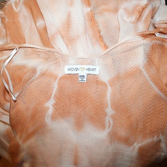 Woven Heart women longe open sided cape - Picture 7 of 7